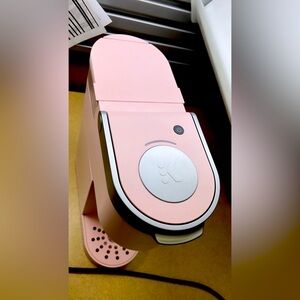 Keurig K-mini single serving coffee maker in dusty pink